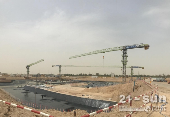 中联重科塔机助力科威特医保医院项目 中联重科塔机助力科威特医保医院项目